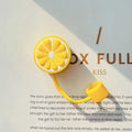 Axyaa Cute Lemon Silicone Straw Toppers for 10mm Straws
