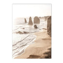 Axyaa Coastal Bridge Canvas Print Nordic Wall Art Poster for Living Room