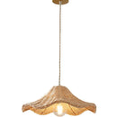 Axyaa Luxury Rattan Pendant Light Vintage Bohemian Handwoven Lampshade