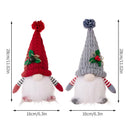 Axyaa Glowing Rudolph Doll Ornaments Knitted Pointed Hat with Lights