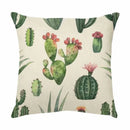 Axyaa Succulents Cactus Cushion Cover - Modern Home Decor Pillowcase