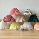 Axyaa Pleated Lampshade Cover for E27 Lighting Accessories