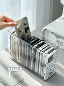 Axyaa Phone Case & Cable Organizer Box with Transparent Lid & Dustproof Design