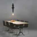 Axyaa Luxury Metal Chandelier Pendant Lamp, Modern Art Deco Ceiling Light Fixture