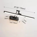 Axyaa Modern LED Wall Lamp for Room Decor, Adjustable Long Strip Mirror Light