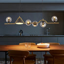 Axyaa Nordic Chandeliers: Dining Room Pendant Lights, Ceiling Hanging Lamps for Indoor Lighting