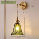 Elegant Vintage Brass Socket Wall Sconce by Axyaa for Bedroom Hotel Dining Room