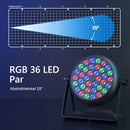 Axyaa 36LEDs Par Light Red Stage Disco Party Lights for Concert Wedding Theater