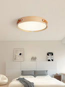 Axyaa Modern Round Ceiling Lamp: Minimalist LED Lighting for Living, Dining & Master Bedrooms