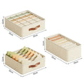 Axyaa Grids Cation PP Organizer Box Set for Home Storage and Sorting
