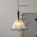 Axyaa Amber Glass Pendant Lamps Copper Modern Hanging Lights Fixtures
