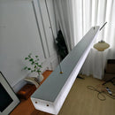 Axyaa Marble LED Pendant Light: Modern Linear Hanging Lamp for Various Spaces