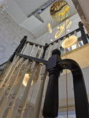 Axyaa Modern Luxury Marble LED Chandelier for Large Staircase and Lobby