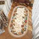 Axyaa Minimalist Bedroom Lamb Wool Floor Mat