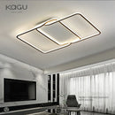 Axyaa LED Ceiling Chandelier for Bedroom Living Room Study Kitchen - Black and White