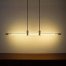 Axyaa Nordic Designer LED Pendant Light for Dining Table Chandelier in Straight Long Bar Island Style