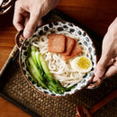 Axya 780ml Ceramic Soup Bowl With Handle for Kitchen Tableware and Pasta Dish