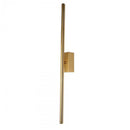 Axyaa Linear Tube LED Wall Lamp Black Gold Sconce