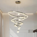 Axyaa Modern LED Chandelier Pendant Light for Dining Room and Living Room