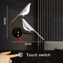 Axyaa Nordic Bird Wall Light 360° Rotation, Rotatable Sconce for Bedroom and Parlor
