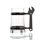 Axya Crystal Clear Large Capacity Beer Glass Set with Bar Handle