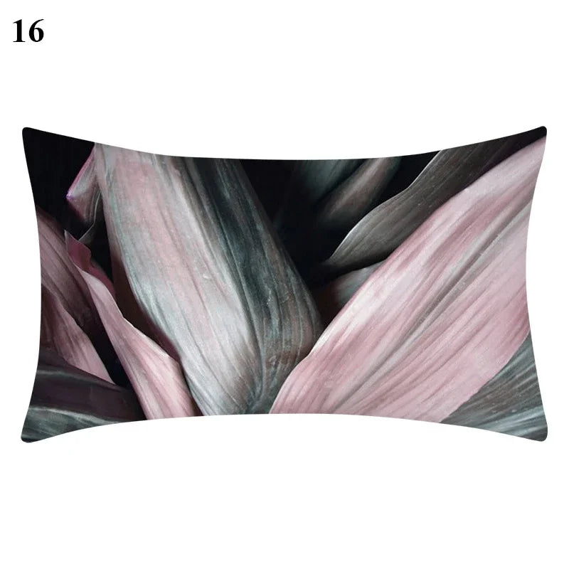 Axyaa Bohemian Plant Leaf Pillowcase for Home Decor 30*50