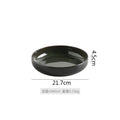 Axyaa Ceramic Deep Plate Set of 6 - Restaurant Tableware & Serving Plates