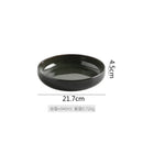 Axyaa Ceramic Deep Plate Set of 6 - Restaurant Tableware & Serving Plates