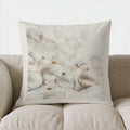 Axyaa White Christmas Tree Star Pillow Cover for Sofa Bedroom Car
