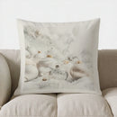 Axyaa White Christmas Tree Star Pillow Cover for Sofa Bedroom Car