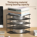 Axyaa Metal File Rack Office Desk Organizer Shelf - File Storage Box & Data Rack