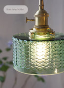 Axyaa Glass Shade Chandelier Ceiling Lamp for Bedroom Dining Room LED Hanging Light