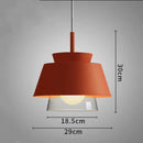 Axyaa Nordic Iron Glass Pendant Chandelier for Dining Room Kitchen Bedroom