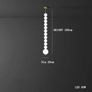 Axyaa LED Magic Bean Brass Ball Chandelier for Modern Living Room & Bar Counter