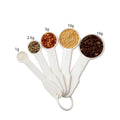 Axyaa Plastic Measuring Spoon Set for Baking and Cooking