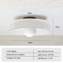 Axyaa Cream LED Ceiling Lamp Single Head Minimalist Nordic Design