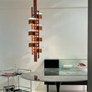 Solid Wood Pendant Light | Wabi Sabi Style LED Lighting by Axyaa