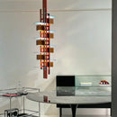 Axyaa Solid Wood Pendant Light | Wabi Sabi Style LED Decorative Lighting