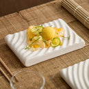 Axyaa Double Layer Heart Plates Set - Breakfast Dessert Tableware