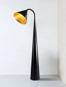 Axyaa Modern Luxe Black Floor Lamp for Home Office Bedroom Decor