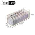 Axyaa Wardrobe Organizer Box Set for Clothes, Bras, Underwear, Socks - Breathable Mesh Bags
