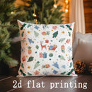 Axyaa Christmas Animal Pattern Cushion Cover for Sofa Bedroom Car