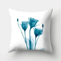 Axyaa Floral Print Polyester Pillow Cover for Home & Office Décor
