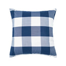 Axyaa Checkered Stripe Pillowcase Blue Series 45x45cm Home Office Decor