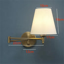 Axyaa LED Swing Arm Wall Lamp for Bedroom, Living Room, Study, Stairway & Mirror