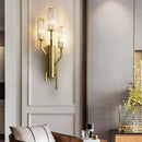 Axyaa Gold Crystal Luxury Wall Light - High-end LED Indoor Lighting Fixtures