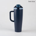 Axyaa 1200ml Car Cup with Flip Lid, Dual Drink Fruit Cup & Insulated Design