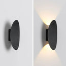 Axyaa Oval 6W LED Wall Lights, Aluminum Surface Mounted for Indoor & Outdoor, IP65 Waterproof
