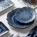 Axyaa Elegant Ceramic Steak Plates | European Style High-end Tableware