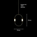 Axyaa Nordic LED Pendant Lamp, Luxury Living Room Lighting